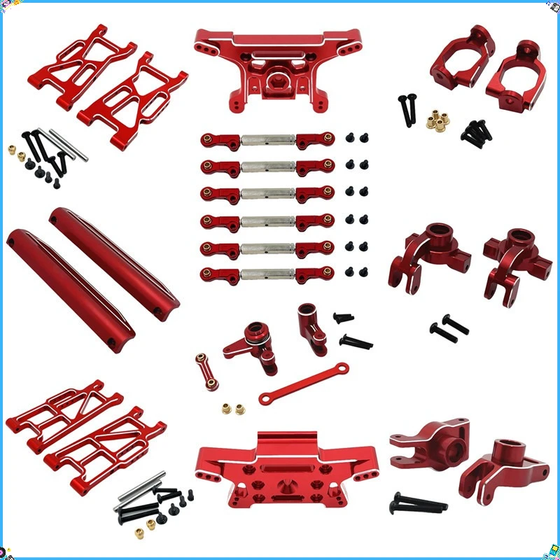 Metal Upgrade Remote Control Car Vulnerable Parts Upgrade Kit Package Fit For MJX 1/10 10208 V2 Version