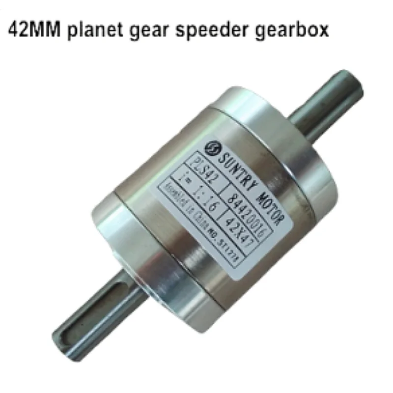 Engrenagem Dupla do Eixo do Eixo Caixa de Redução Planetária do Motor 42 mm Caixa de Engrenagens Planetária