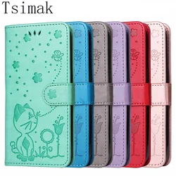 Leather Case For Samsung Galaxy A06 A07 A02 A03 Core A04 A04S A04E A05 A05S M23 M33 M53 M54 M15 M35 M55 Flip Wallet Card Cover