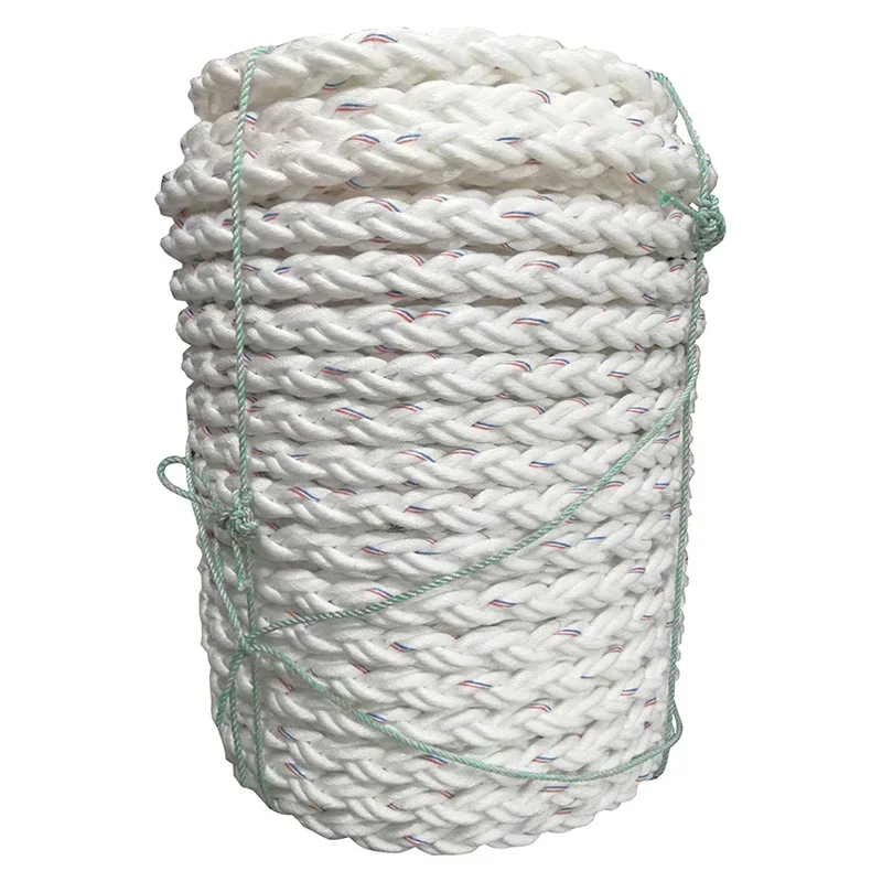 8 12 Strands PP Polypropylene nylon Mooring Rope for Ship Marine Supplies for Dock