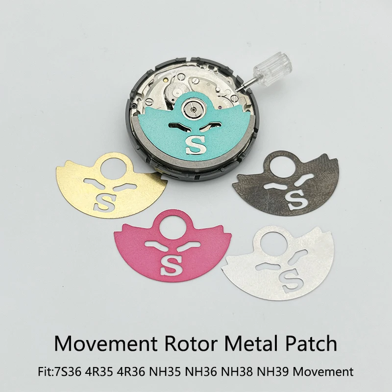 

Mod NH35 NH36 Movement Rotor Metal Patch for 7S36 4R35 4R36 NH35 NH36 NH38 NH39 Movement Rotor Watch Modification