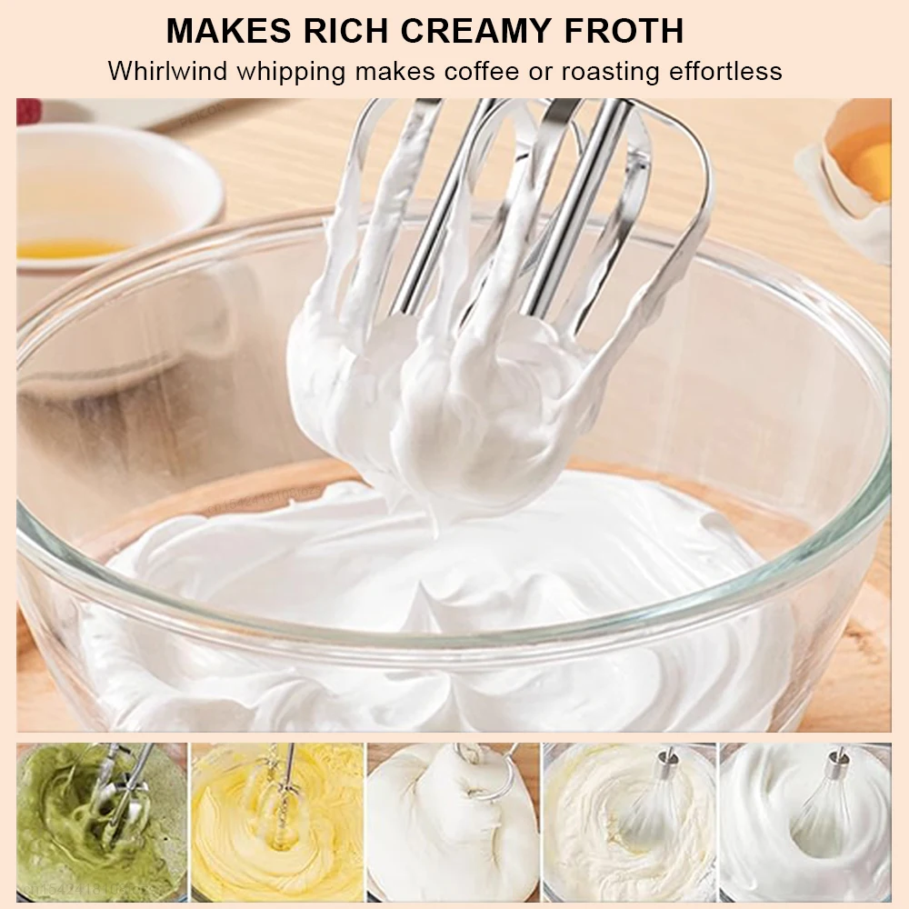 Electric Mixer Machine Cream Pastry Blender Automatic Egg Beater Electric Hand Blender Portable Mixer Blender for Cream Pastry