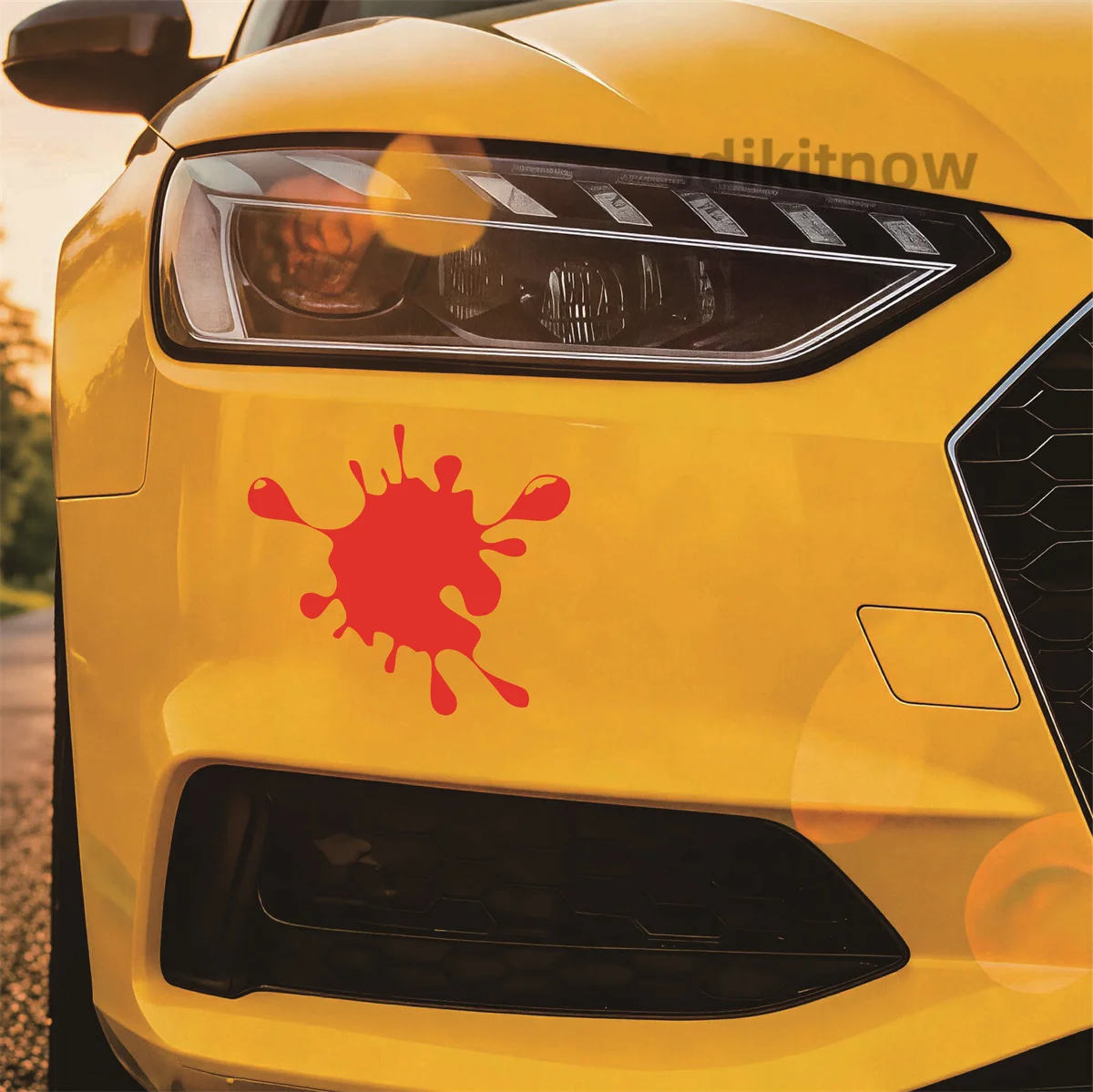 Ink Splash scratch cover car sticker Waterproof Vinyl  Accessory For Volkswagen Audi BMW Ford Mini Tesla Honda Toyota Renault