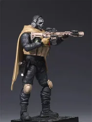 1/18th Acid Rain Dark Source Plant Green Modern Battle Soldier Ghost Full Set Moveable Action Figure About 3.75