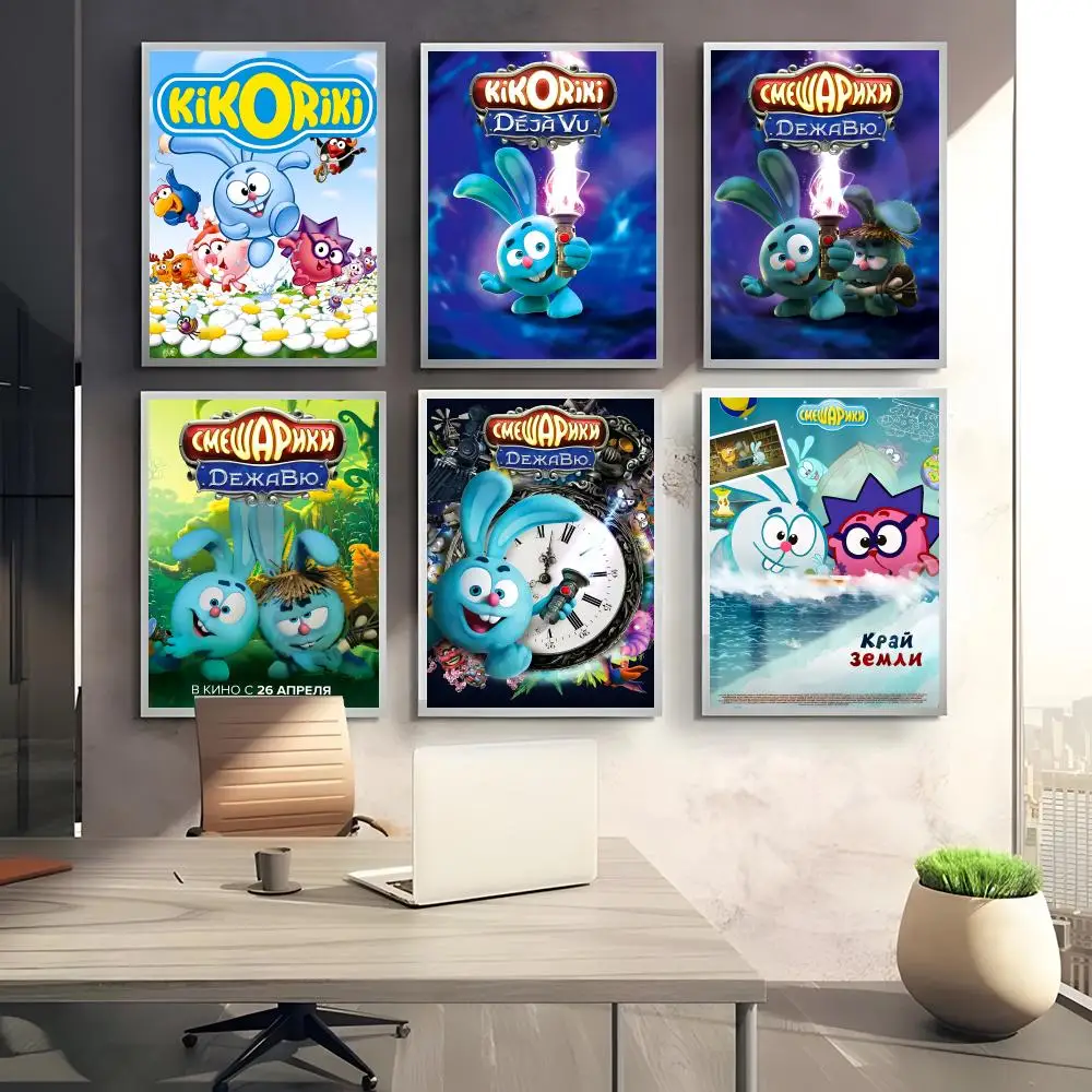 K-kikoRikis Animation Film Poster Sticky Wall Art Printing Waterproof Home Living Bed Room Aesthetic Decor