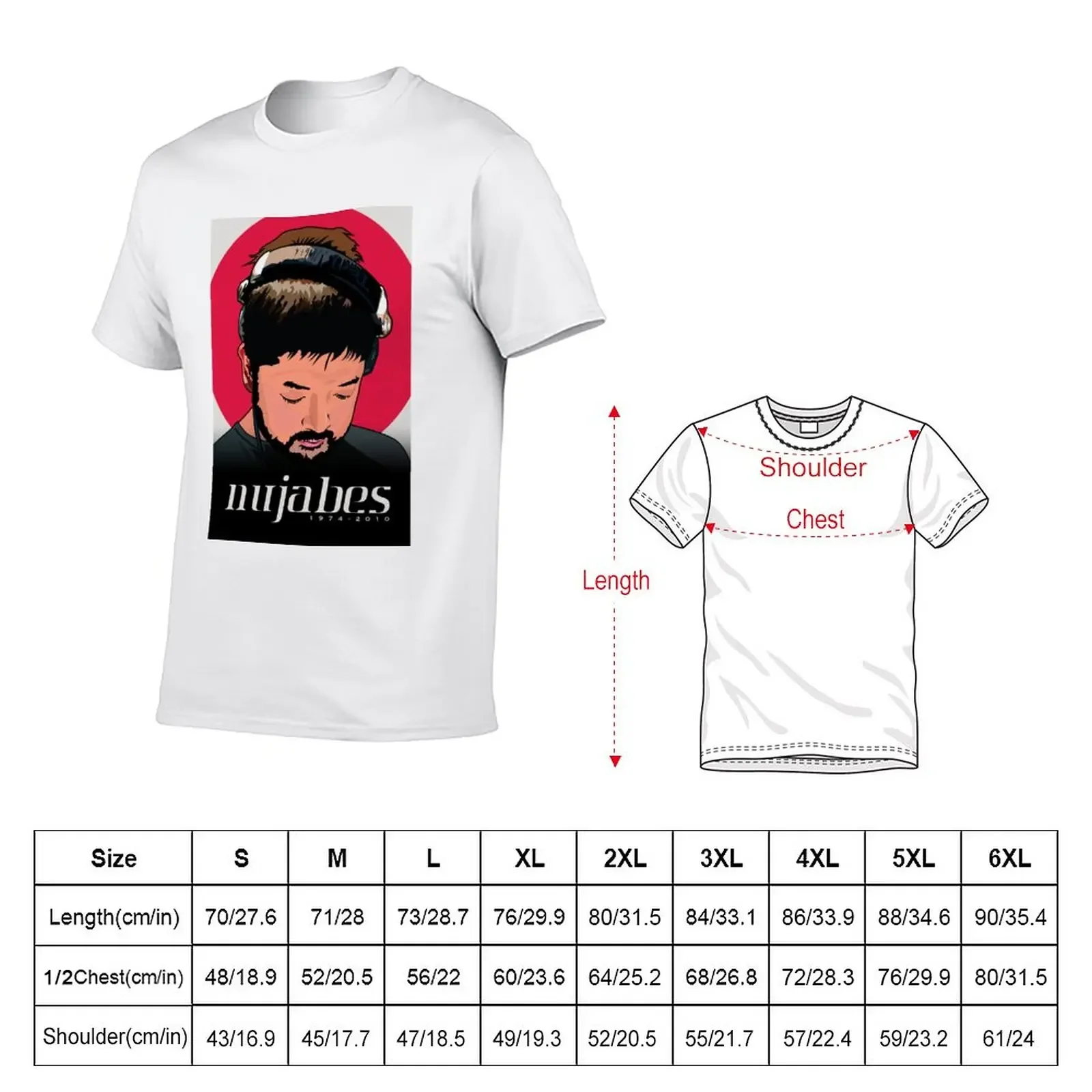 Nujabes T-Shirt summer clothes korean fashion mens white t shirts