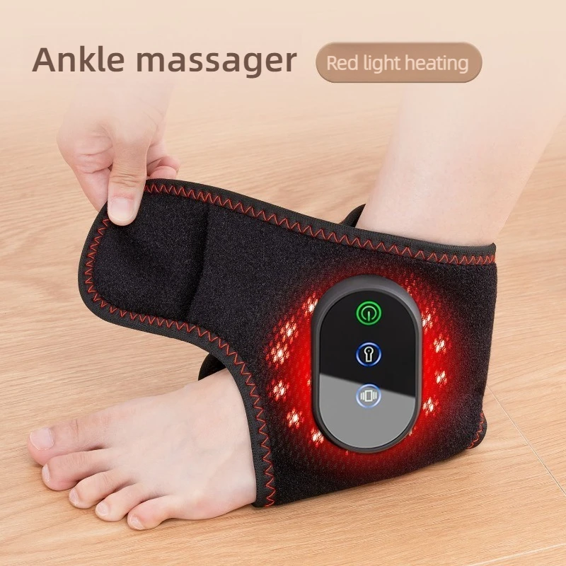 

Bionic Electric Ankle Massager Small Wireless High Frequency Vibration Red Light Foot Massage Device Relaxation Treatments