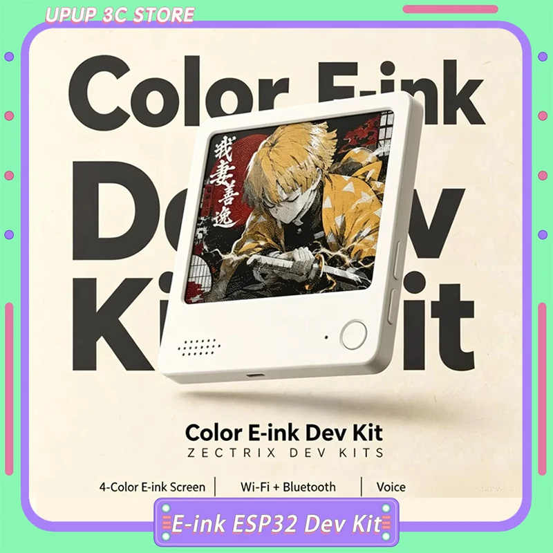 kit-de-developpement-zectrix-esp32-avec-ecran-e-ink-couleur-carte-de-developpement-vocale-et-wi-fi-album-photo-numerique-diy-pour-developpeurs-de-programmes