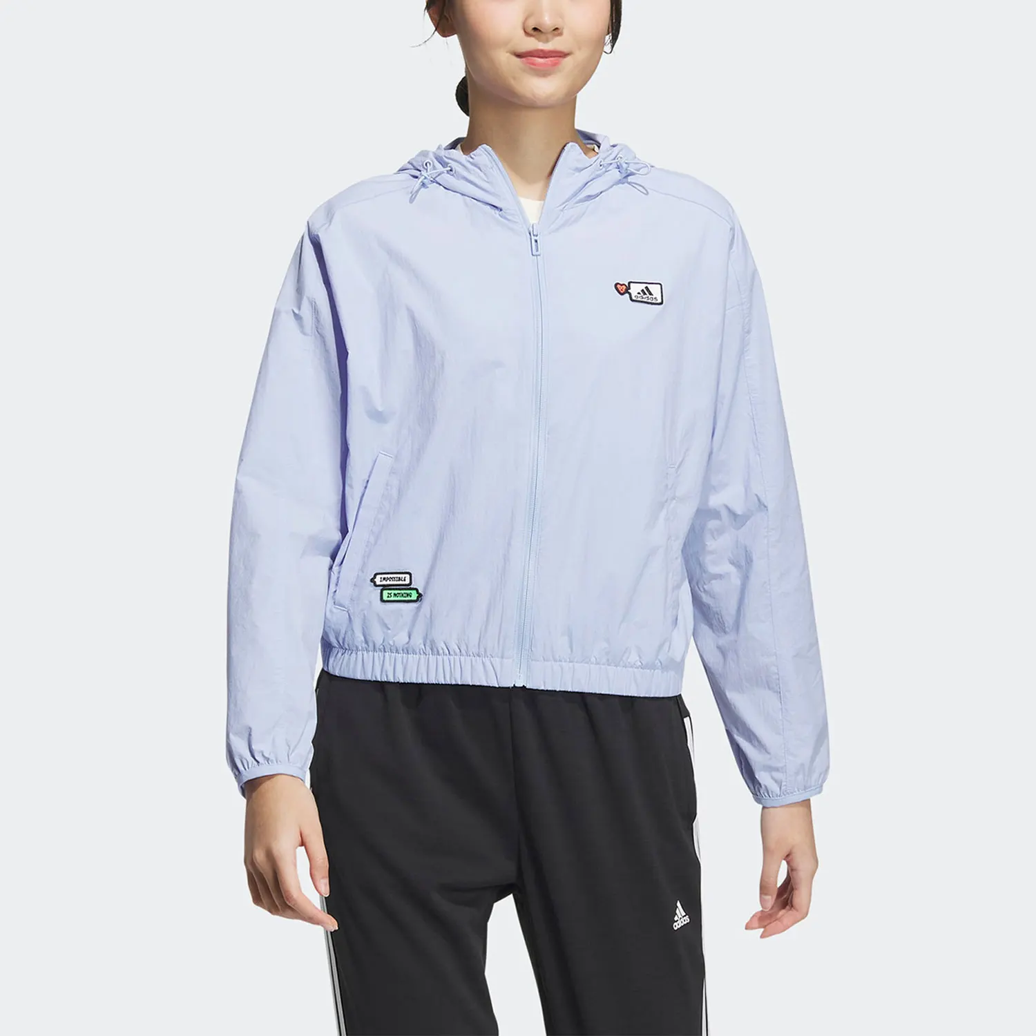 

Женская спортивная куртка с капюшоном Adidas Originals Summer New Season HY2858