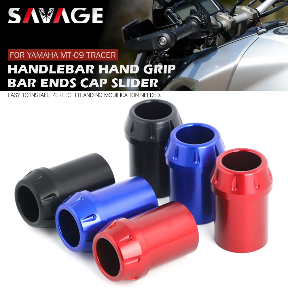 Hand Grips Bar End Caps For YAMAHA FJ-09 MT09 Tracer 2015 2016 2017 Motorcycle Handlebar Ends Plug CNC Slider MT-09 Tracer FJ09