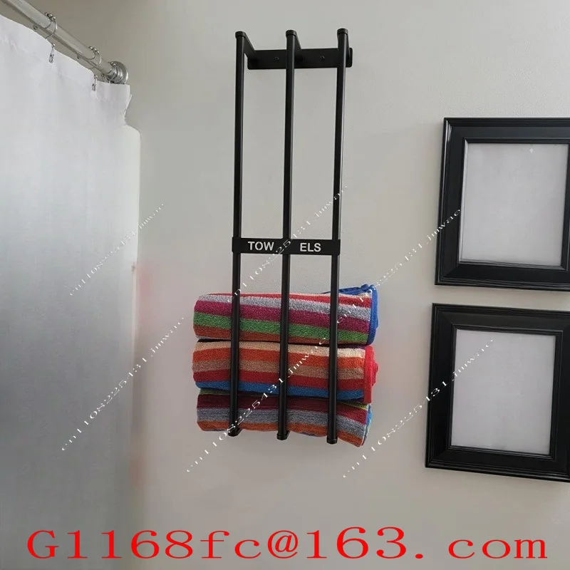Light Luxury American Double-layer Towel Storage Rack, Multi-functional Bathroom bathroom, Bath Towel Towel Placement Rack,parts