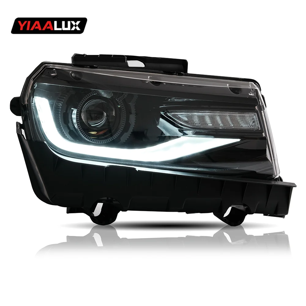 Vland Car LED Halogen Xenon Headlight Front Lights Assembly for Chevrolet Camaro 2012-2015 Led Turn Signal HeadLamp Accessories