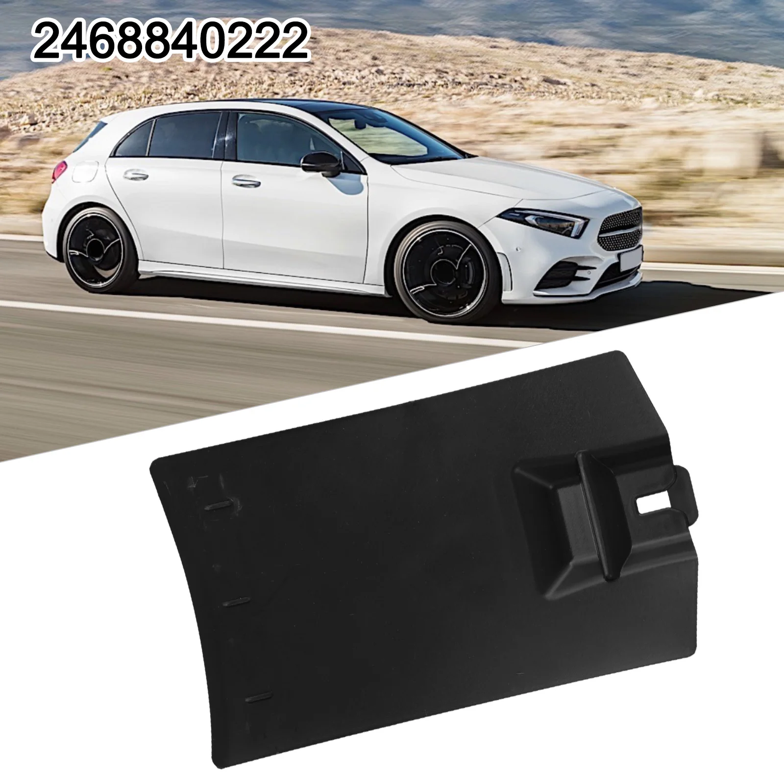 سيارة الجبهة عجلة قوس الحاجز غطاء لمرسيدس W176 ، W246 ، C117 ، A2468840222 باب عجلة قوس بطانة خدمة طوقا غطاء #4