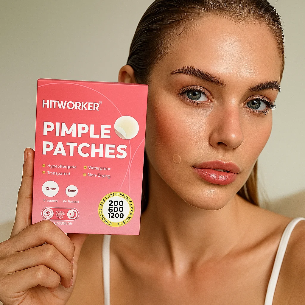 Hydrocolloid Acne Patch Facial Cleansing Care essence, Tool Accessory, Invisible and Waterproof, Suitable for All Skin Types