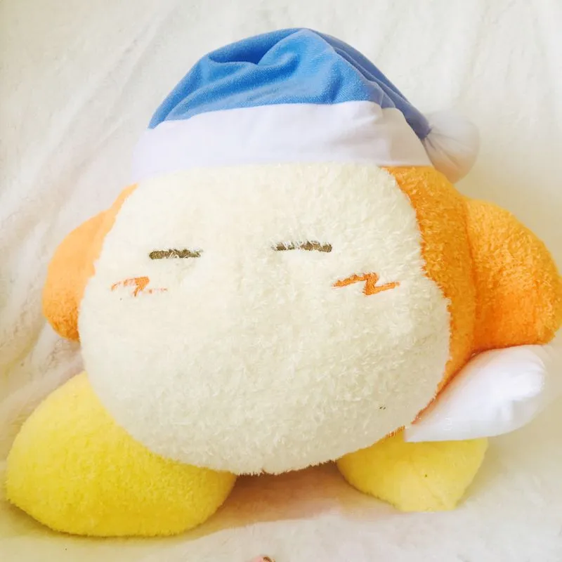 

New Dream Hat Kirby Waddle Dee Cartoon Plush Toys Pillow Anime Game Sofa Stuffed Dolls Room Decoration Kawaii Children Gifts