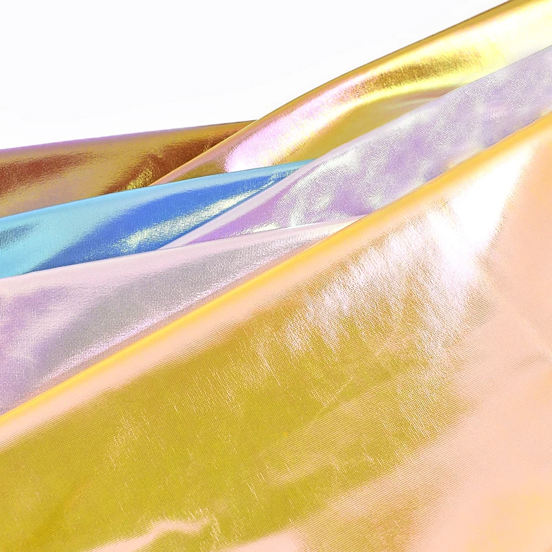 

45/135/225*145cm Elastic Sewing Fabric Glitter Spandex Stretch Cloth Wedding Dresses DIY Stage Decoration Fabrics Accessories