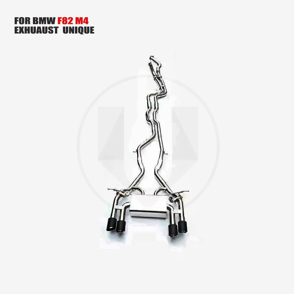 

UNIQUE Stainless Steel Exhaust System Manifold is Suitable for BMW F82 m4 Auto Modified Valve Muffler Downpipe With Catalyst