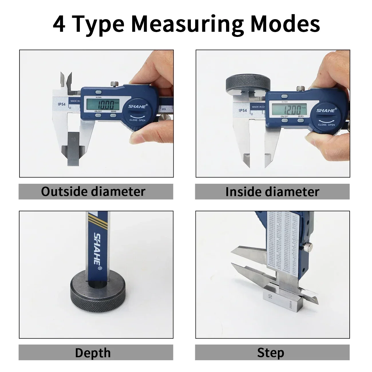 SHAHE Precision Electronic Digital Caliper 150/200/300 mm Electronic Digital Caliper Steel Vernier Caliper Paquimetro Digital