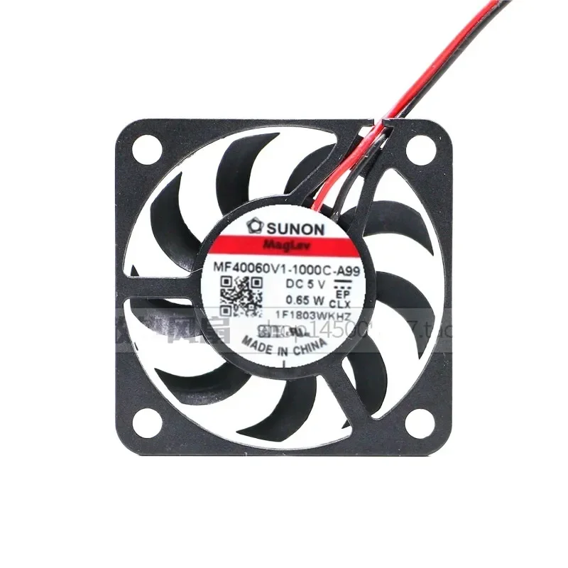 New SUNON MF40060V1-1000C-A99 5V 0.65W Ultra-Thin DC Fan for Electronic Devices