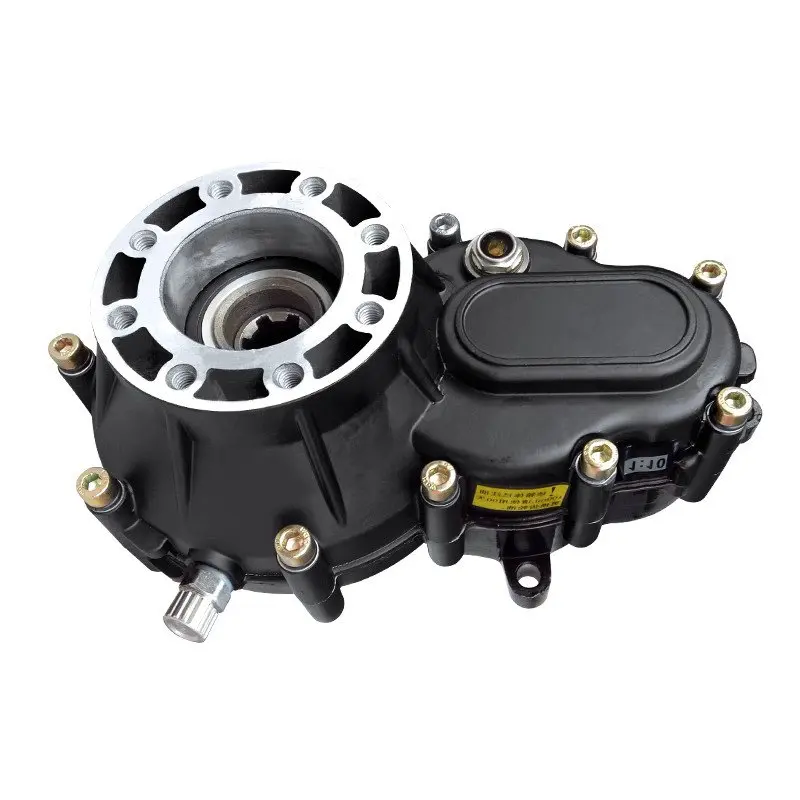 18-tooth-6-tooth split aluminum alloy reducer gearbox, electric tricycle motor differential