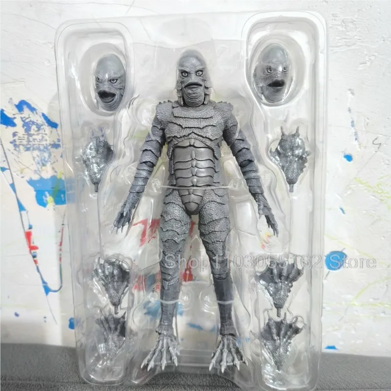 NECA Universal Monster Fish Man Black laguna Creature Action Figure Collection modello NECA Toys regalo di compleanno