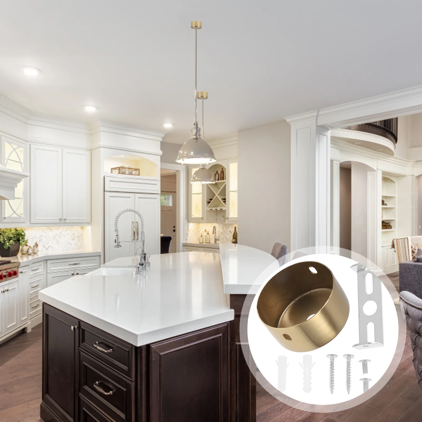 

1Set Iron Table Lamp Base Round Metal DIY Lamp Stand Perfect Holder for Bedroom Living Room Office Desk Light Base