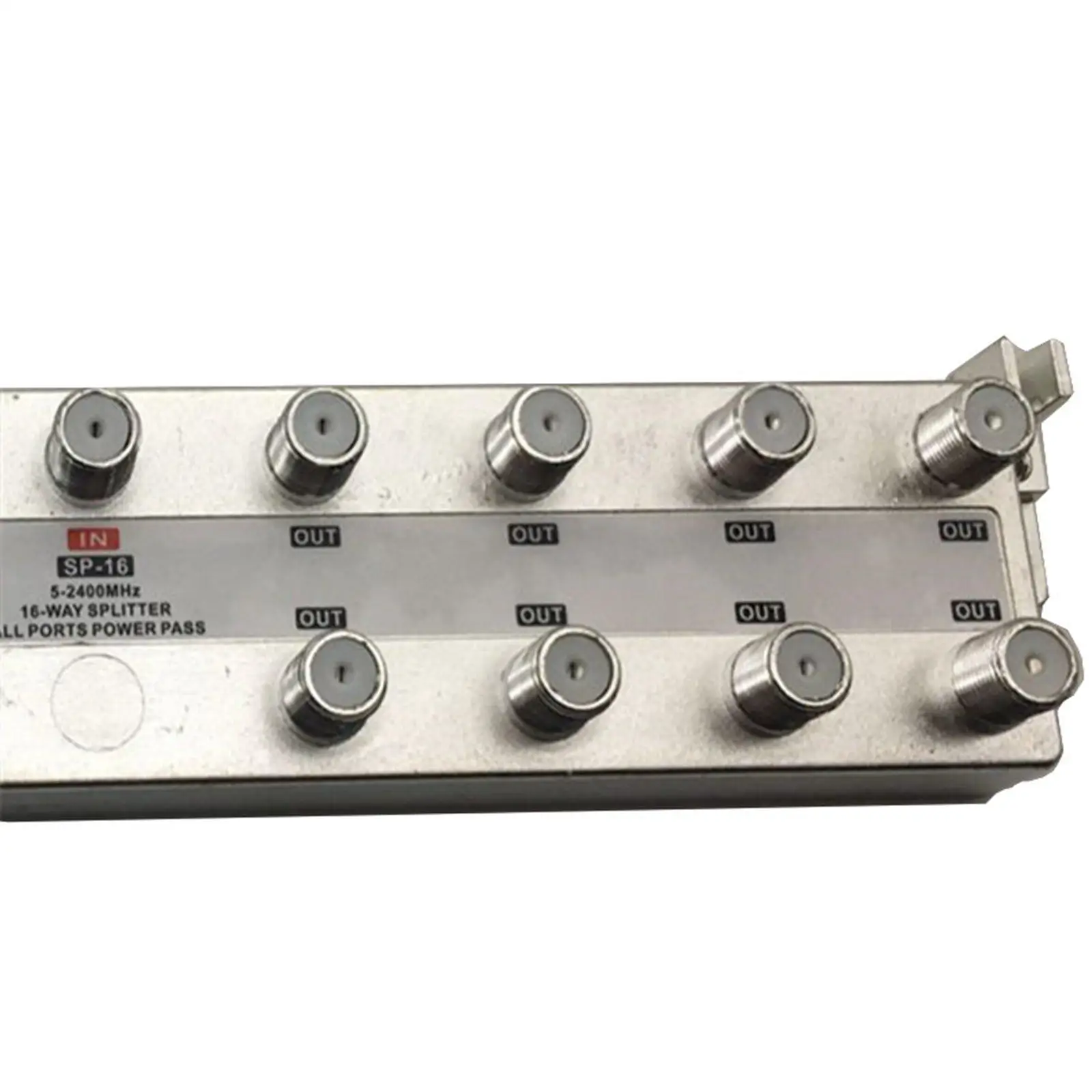 

16 Way Out 1 Input 5-2400 MHz Cable TV Splitter Signal Booster Easy Use