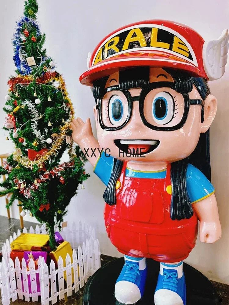 

Cartoon ARALE GRP Sculpture Character Model Shopping Mall Milk Tea Big Decorations