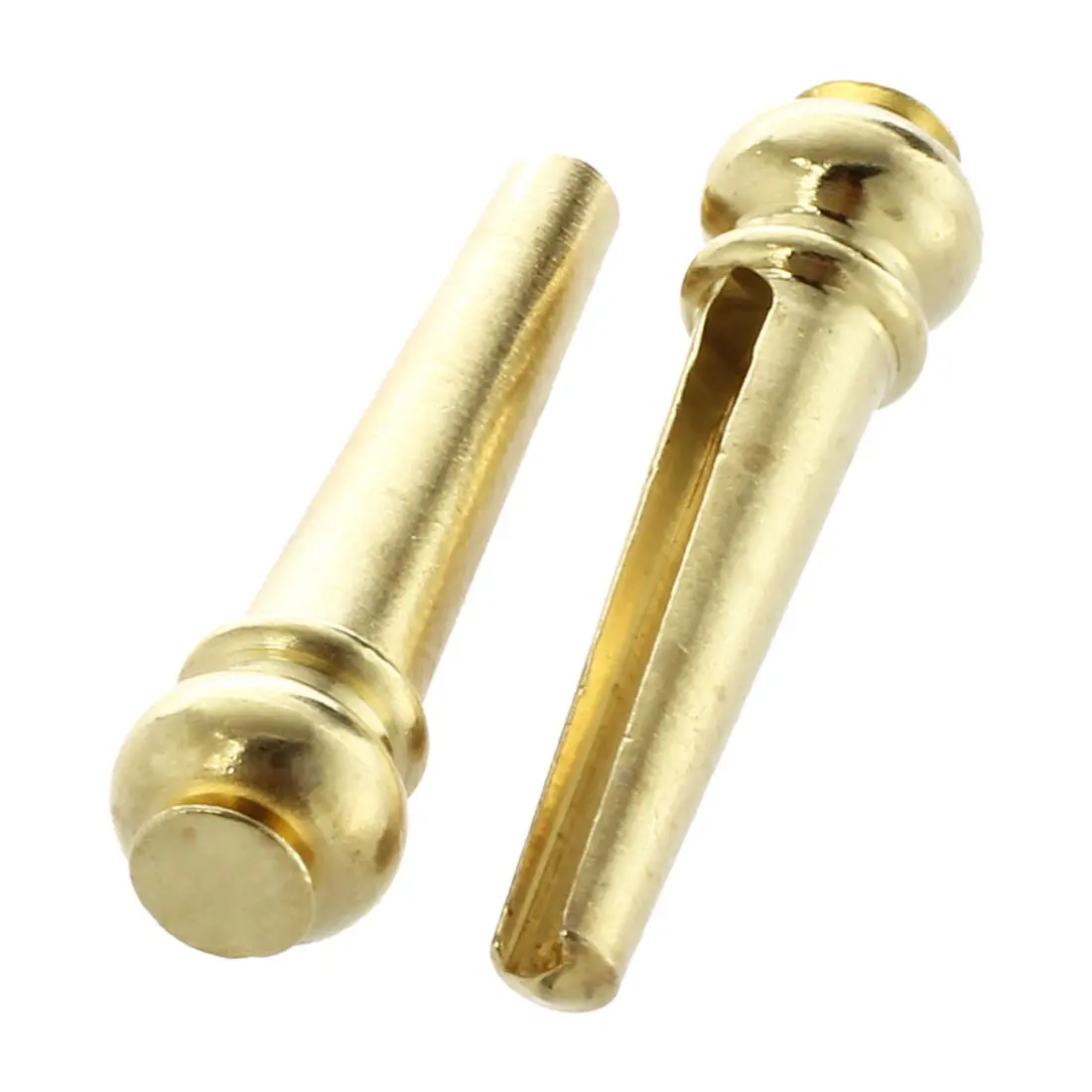 Metal Acoustic Guitar Bridge Pins 6pcs Brass Guitar Strings Fixed Cone String Pins String Nails