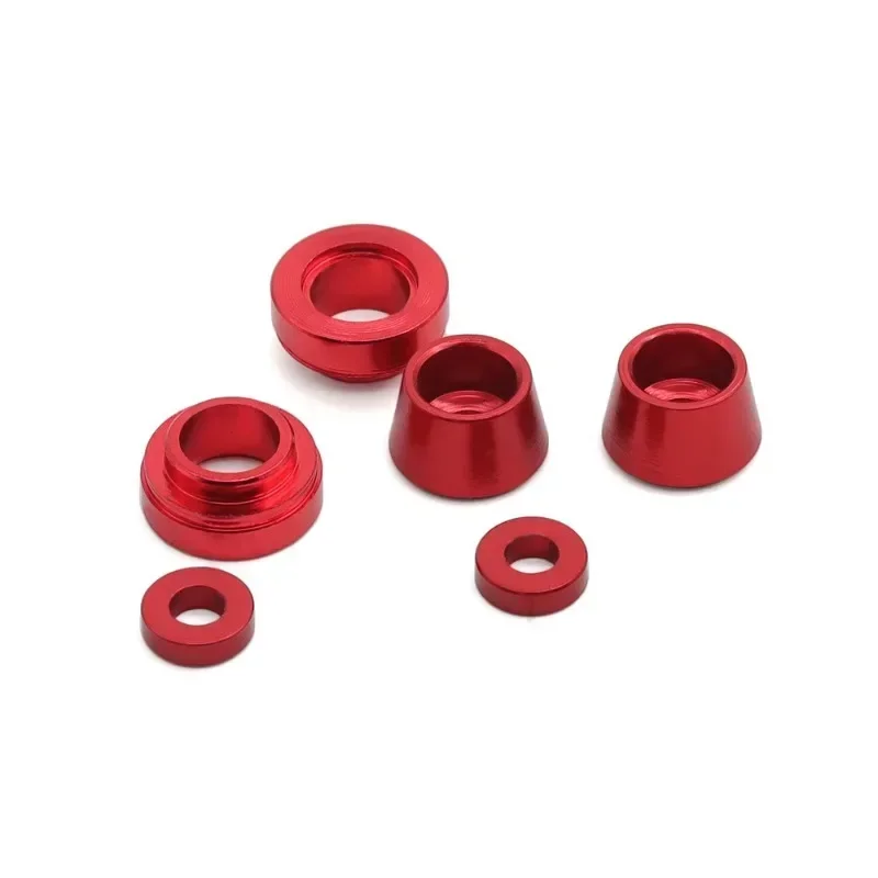 Metal Steering Knuckle Flange Sleeve Bushing Gasket for Tamiya TT02 TT-02 1/10 RC Car Upgrade Parts Accessories