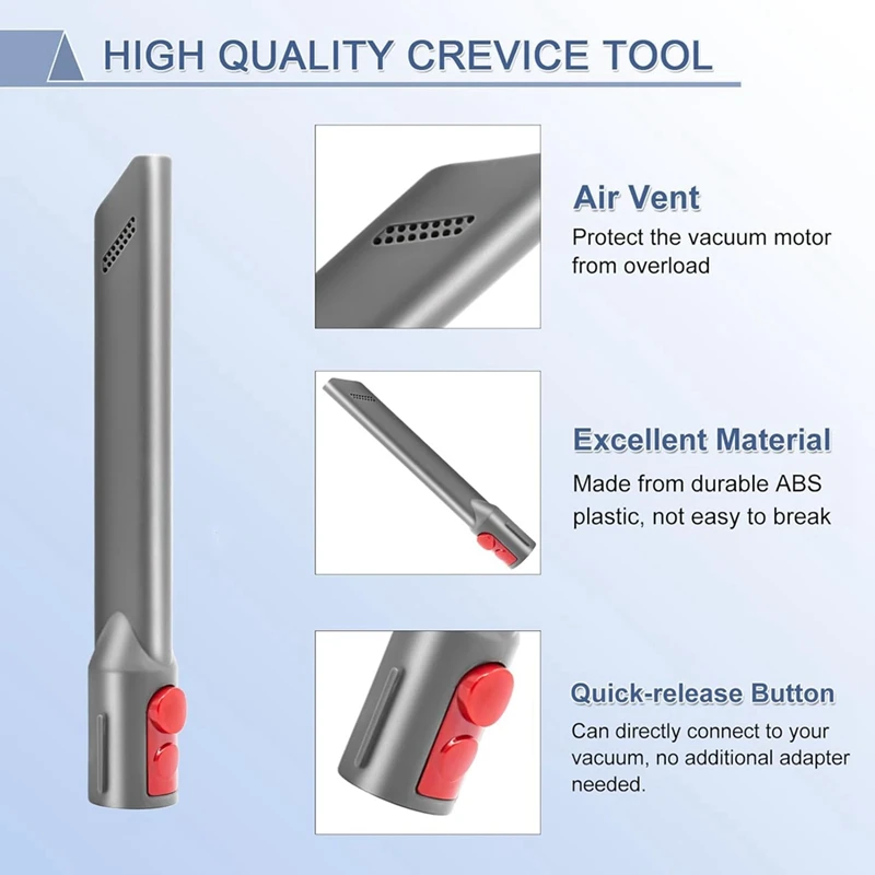 أداة شق + مجموعة خرطوم تمديد مرنة لـ V15 V12 V8 V11 V10 V7 كشف مطلق مرفق مكنسة كهربائية لاسلكية