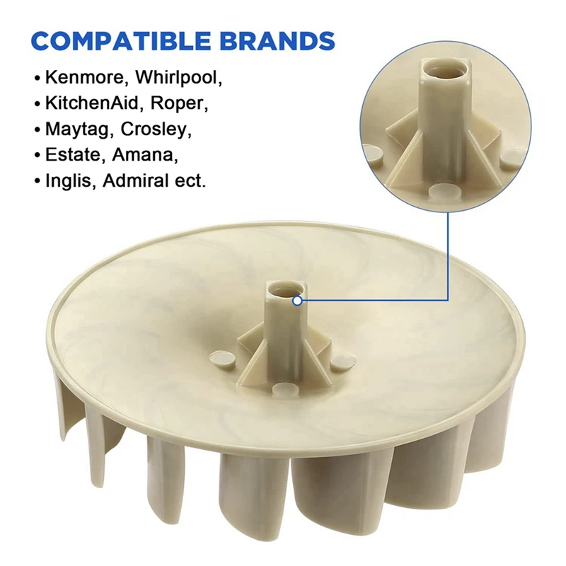 Secador, Conjunto de substituição, Compatível com a maioria dos secadores, Substitui PS11743785 279500, 2X 694089