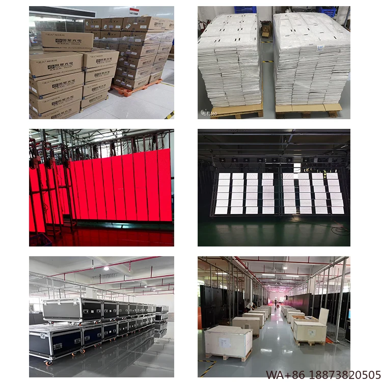 شاشة LED عالية السطوع P3.91 للإيجار الخارجي تركيب سريع 3mx2m سعر المصنع لللافتات الرقمية