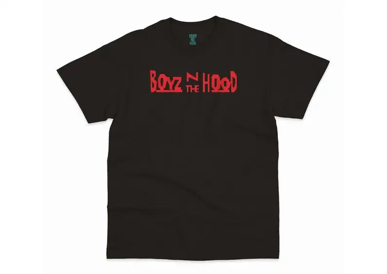 Boyz n the Hood, Cuba Gooding Jr., Ice Cube, 1991 - Retro Movie Print T-Shirt, Heavyweight Unisex