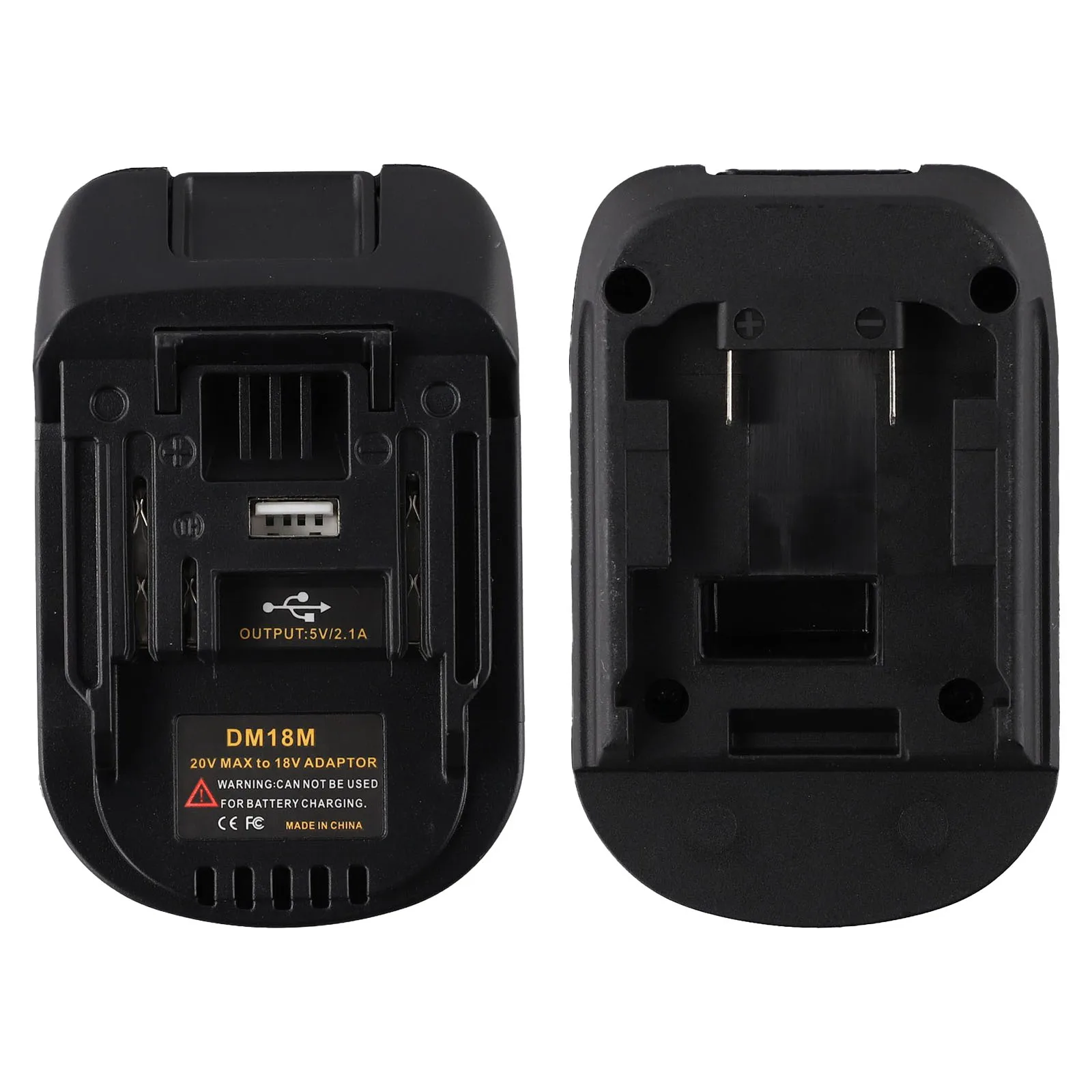 

DM18M Adapter for DCB200 Battery to For BL1830 Tool Use and USB Charging Capability for Portable Electronics and Accessories