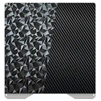 Para placa de construcción Creality Hi Combo 265x280mm, hoja de acero de resorte PEO PET texturizada de doble cara, superficie de cama caliente con impresión Flexible