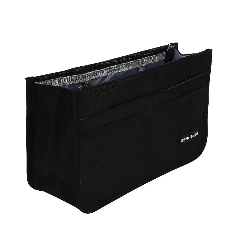 

Портативная дорожная косметичка, водонепроницаемая женская косметичка с двойной молнией, легкая сумка-вкладыш, органайзер для косметики, кемпинг