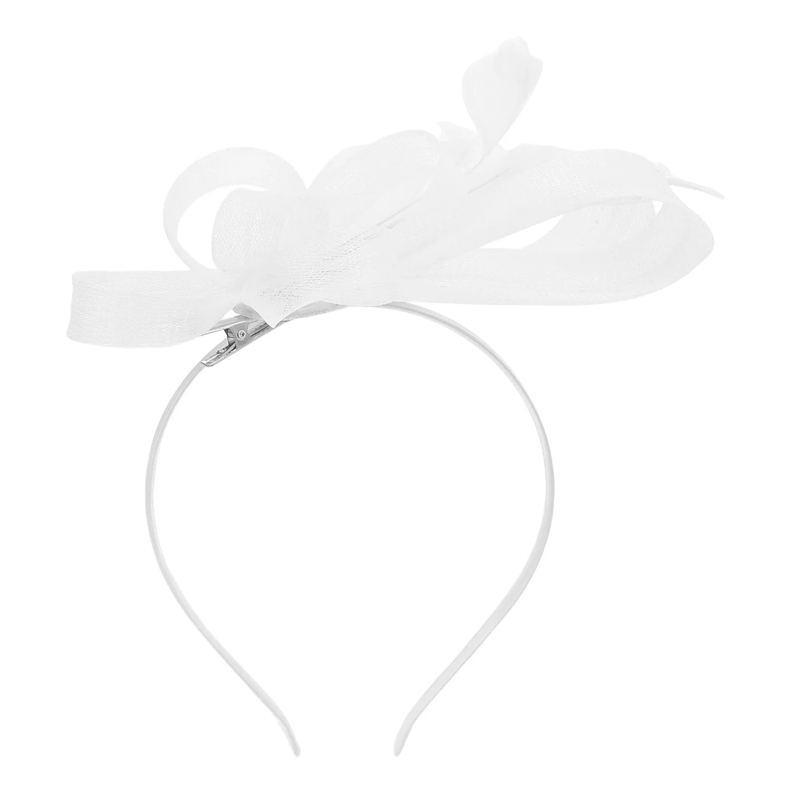 

Elegant Fascinator Headband Faux Plume for Women Tea Party Prom Wedding Hair Accessories Fashionable Dressy