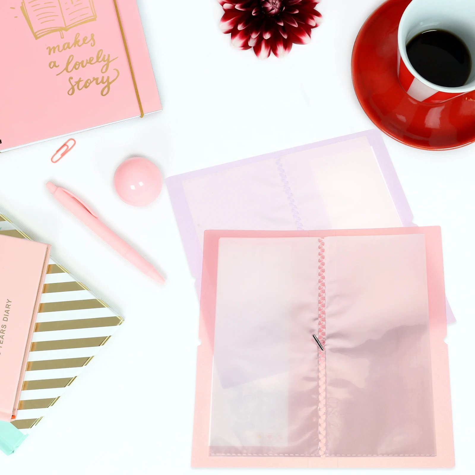 

2 Pcs Sticker Storage Book ganizer Album Portable Lightweight Decal Memo Notes Display Collecting StationeryDecals