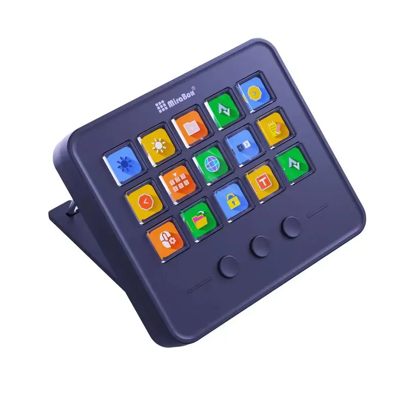 

Stream Deck M18 With Screen Visualization Custom Keyboard Live Content Creation Controller Desk Office Macro Control Keyboard