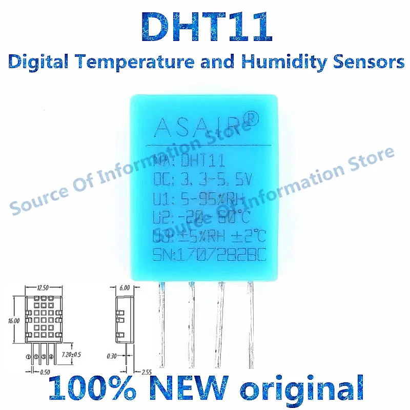 10PCS DHT11 Digital Temperature and Humidity Sensor 100% New original