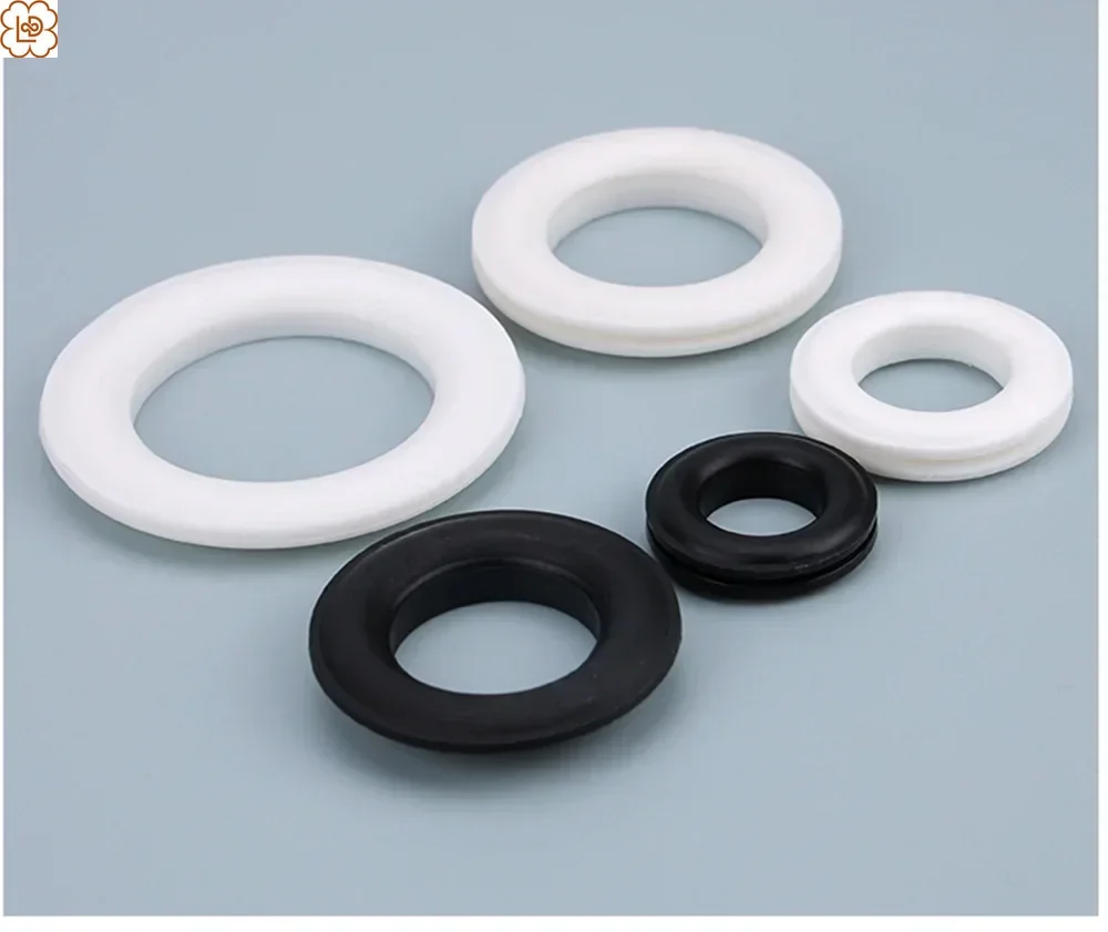 20 Set Plastic Grommet Eyelets with Washers Curtain Assortment Kit, Hole Self Backing Eyelet for Bead Cores, Cloth,Bags ,Clothes