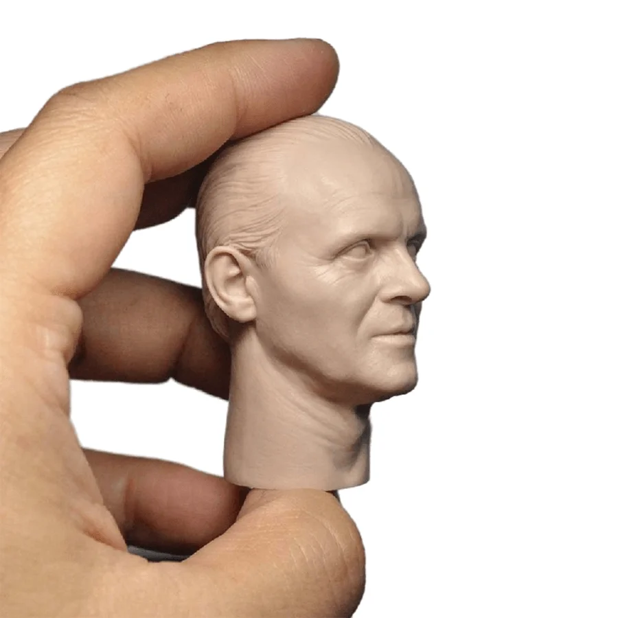 1/6 Scale Head Carving Anthony Hopkins Male White Film Model PVC  Long Neck 12 Inch Action Figure Body Doll