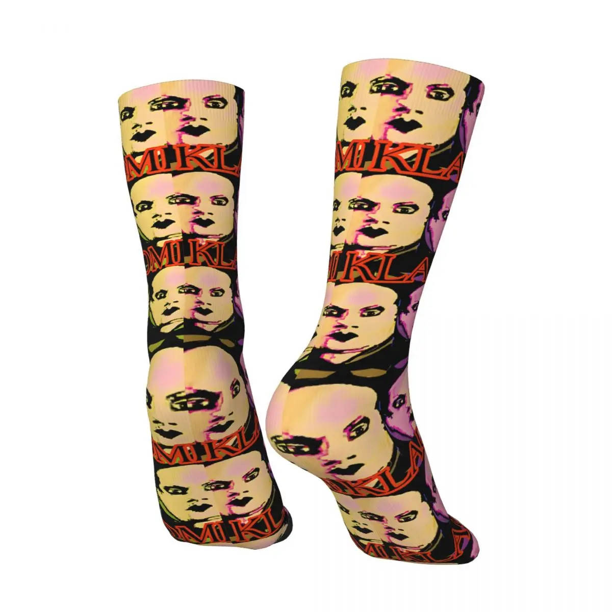 Calcetines de compresión para hombre y mujer, calcetín Unisex con estampado divertido y sin costuras, estilo Hip Hop, álbumes Retro, k-lauss, Nomi, Harajuku, novedad