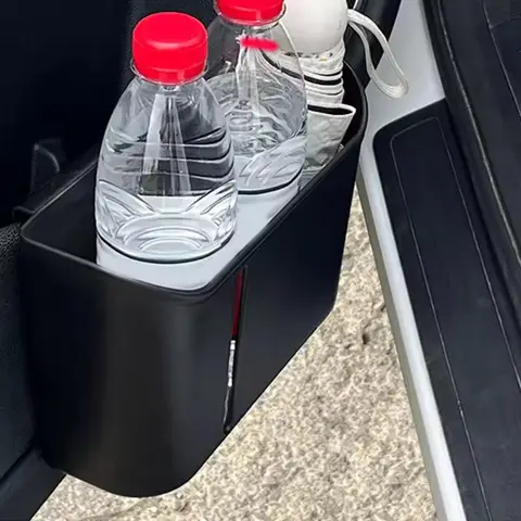 कार ट्रैश कैन पोर्टेबल स्टोरेज मेश पॉकेट ऑटो हैंगिंग होल्डर पानी की बोतलें बैकसीट वाटरप्रूफ ट्रैश कैन बैग बॉक्स ऑर्गनाइज़र 8 best sales कचरा गाड़ी - №3