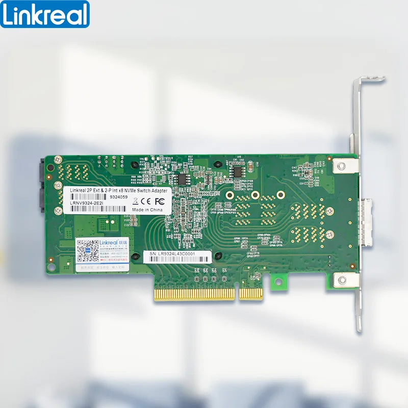 Imagem -05 - Linkreal Portas Externas e Portas Internas Pcie 3.0 U.2 Nvme Switch Adaptador