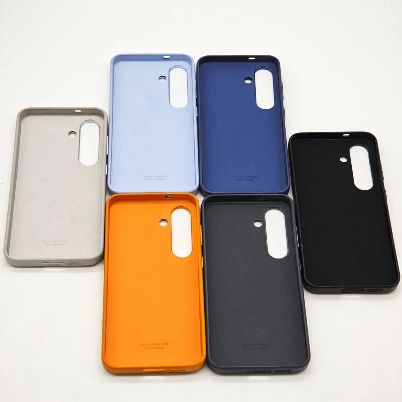 Wysokiej jakości etui na telefon z ekologicznej skóry do Samsung Galaxy S25 Ultra Plus S25Edge, biznesowa obudowa ochronna na tył S25+ S25Ultra — zdjęcie produktu 2