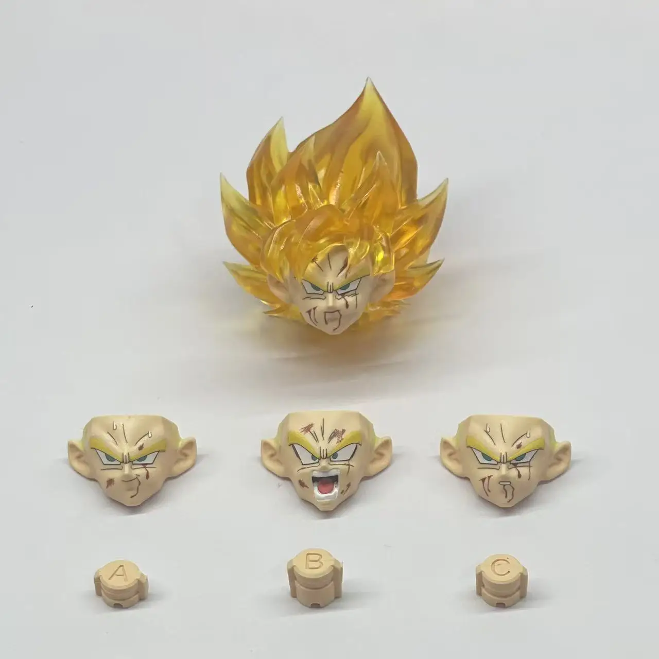 Figurka akcji Dragon Ball Son Goku z rzeźbioną głową - Battle Damage 2.0 3.0 Voxel KO, model kolekcjonerski, zabawka - dostępna od ręki