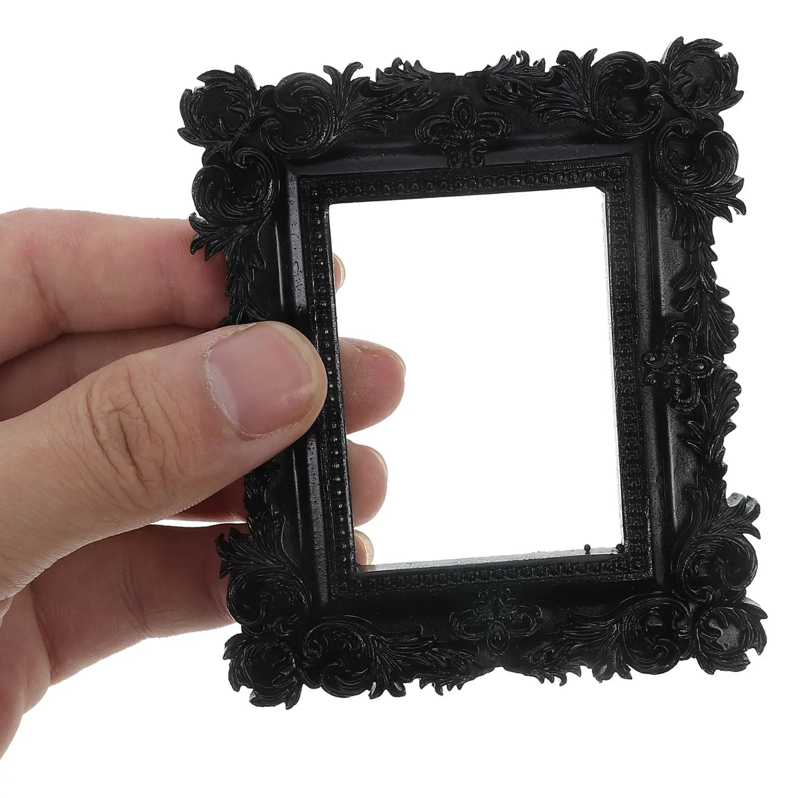 Oval Vintage Resin Photo Frame, 2 Pcs Set