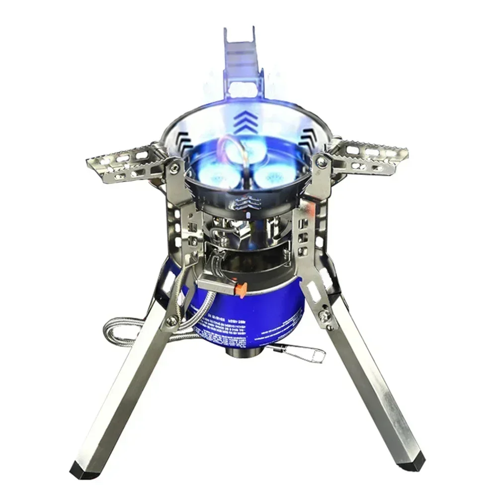 BULIN التخييم في الهواء الطلق EWPortable موقد غاز 6800 واط موقد نار قوي حفلة الأسرة السفر مخيم نزهة طباخ نظام للطي الموقد #3
